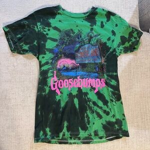 Goosebumps Tie-Dye Tank Top - Green & Pink